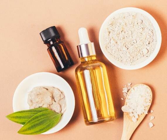 bottles of skincare for private labelling