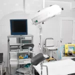 room in hospital with all types of medical equipment