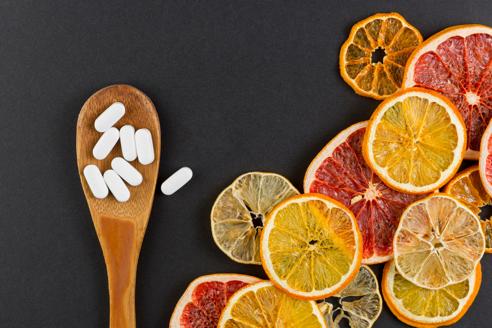 vitamin supplements in capsule forms