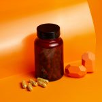 food supplements in a bottle