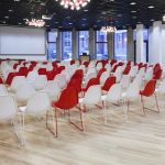 Modern layout featuring comfortable chairs in a spacious venue at the top event space in Subang.