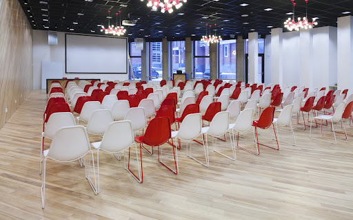 Modern layout featuring comfortable chairs in a spacious venue at the top event space in Subang.