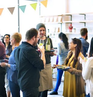 People enjoying a lively celebration at a top event space in Subang Jaya.