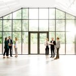 A group of people evaluating a top event space in Subang Jaya.