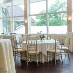 Wedding tables and chairs at the top event space in Subang Jaya.