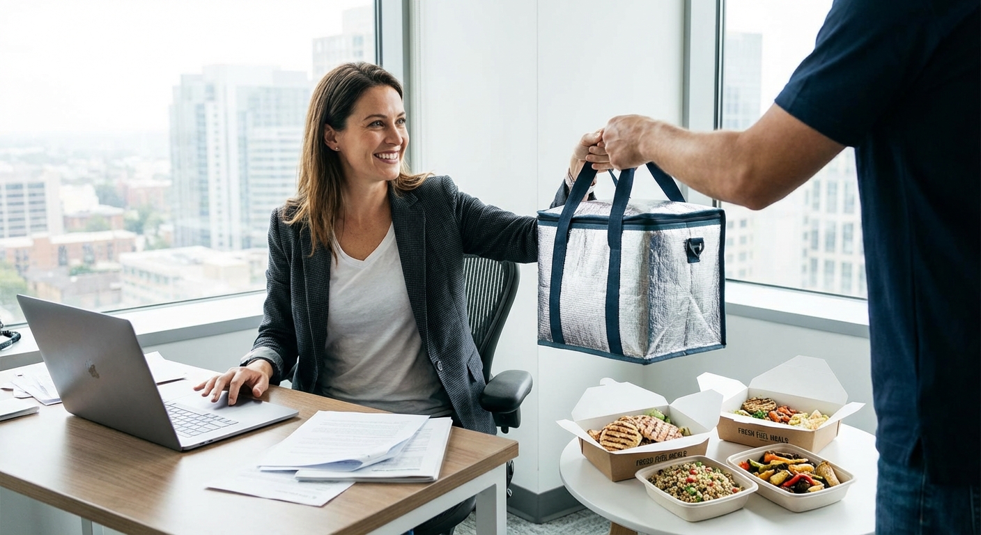 Healthy meal deliveries are making nutritious eating easier for busy professionals.