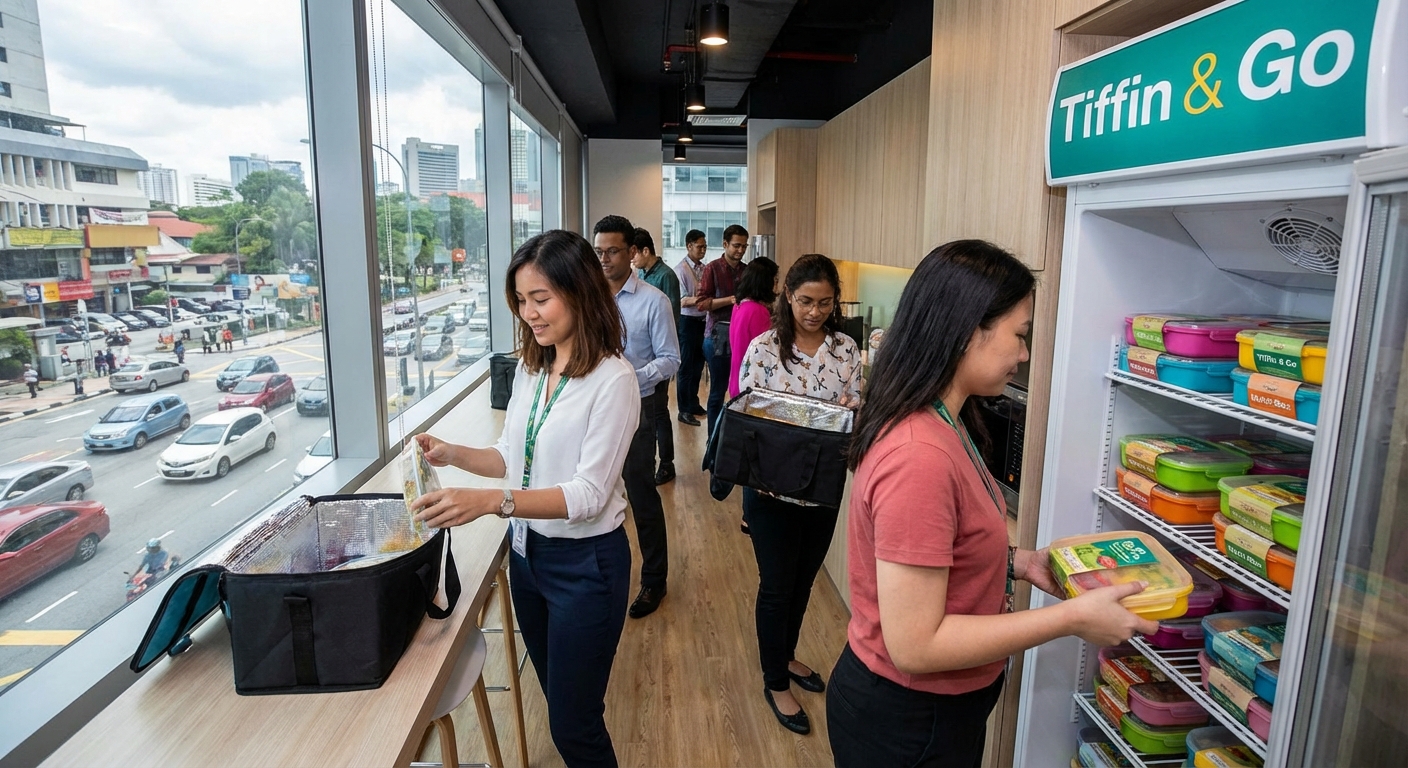 Convenient and healthy meal prep services cater to the busy lifestyles of Malaysians.