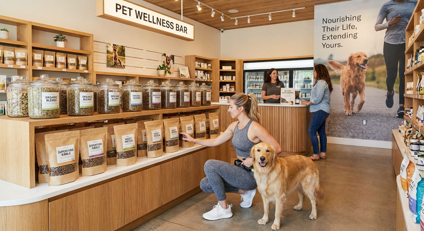 The wellness trend extends to our furry companions, with a growing demand for premium pet nutrition.