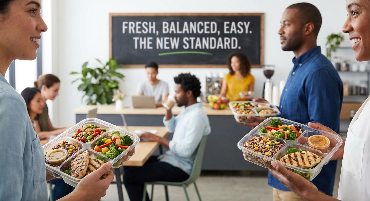 Freshly prepared, balanced meals are becoming the new standard for convenience.