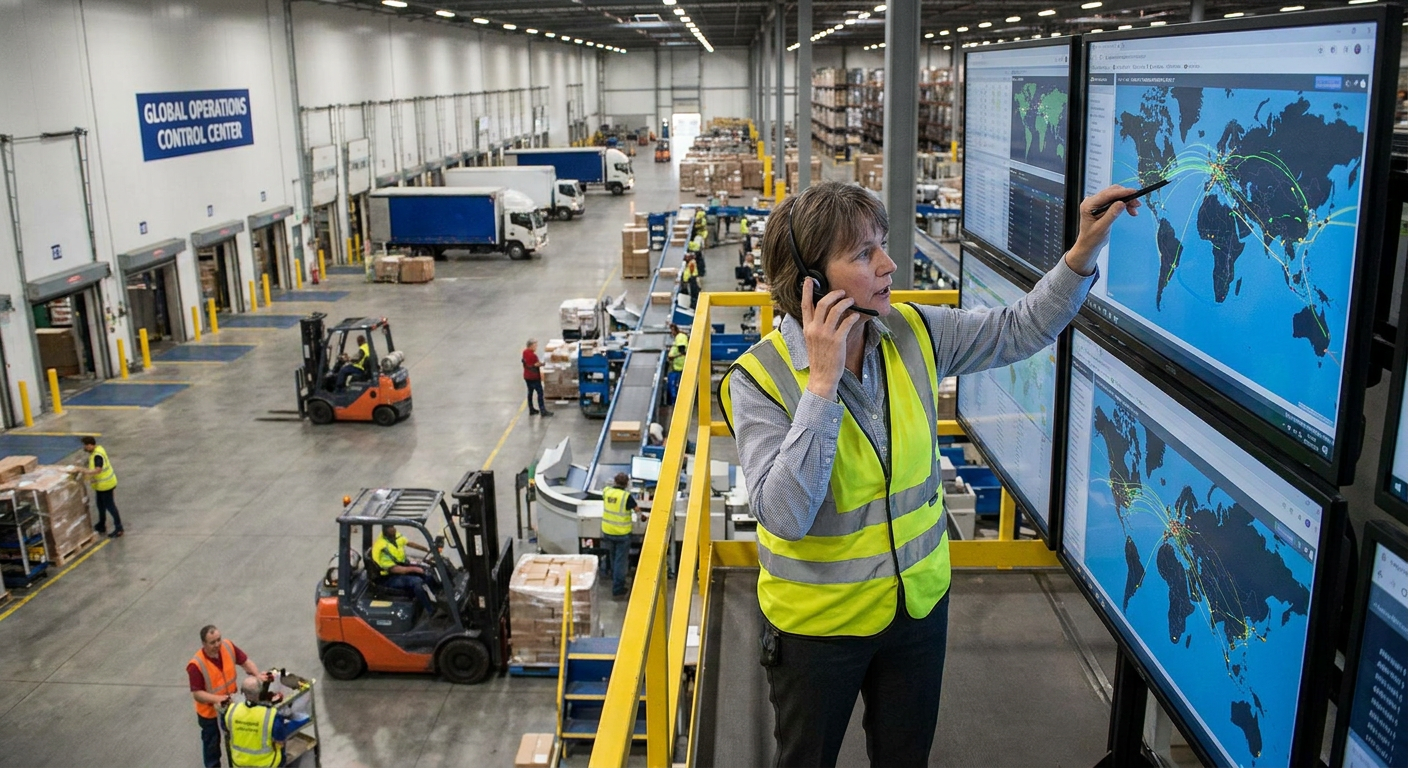 A logistics manager overseeing a complex supply chain network.