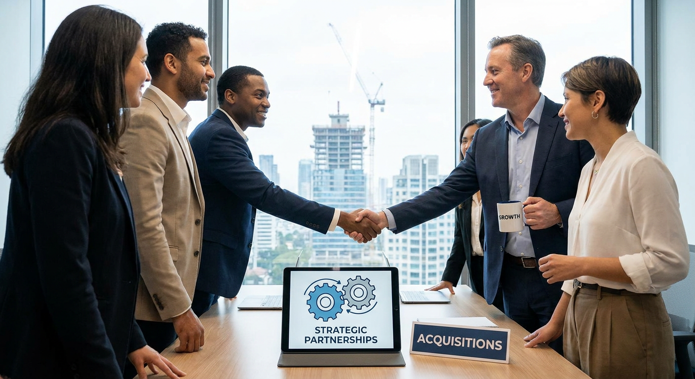 Strategic partnerships and acquisitions can be a powerful growth tool.