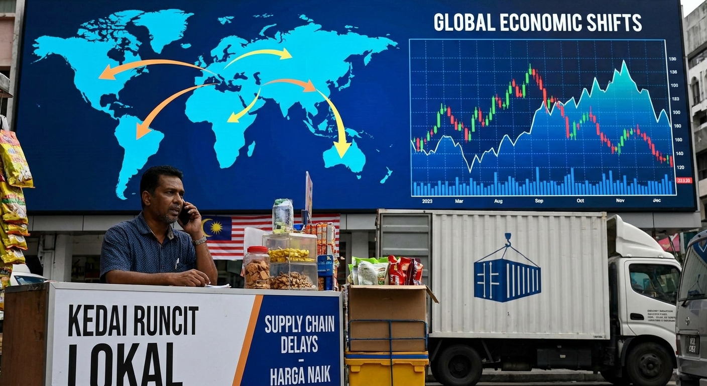 Global economic shifts directly impact local business operations in Malaysia.